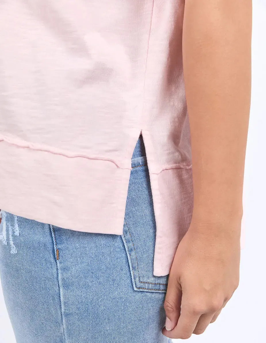 Allison Tee - Pale Pink-Foxwood-Lima & Co