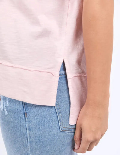 Allison Tee - Pale Pink-Foxwood-Lima & Co