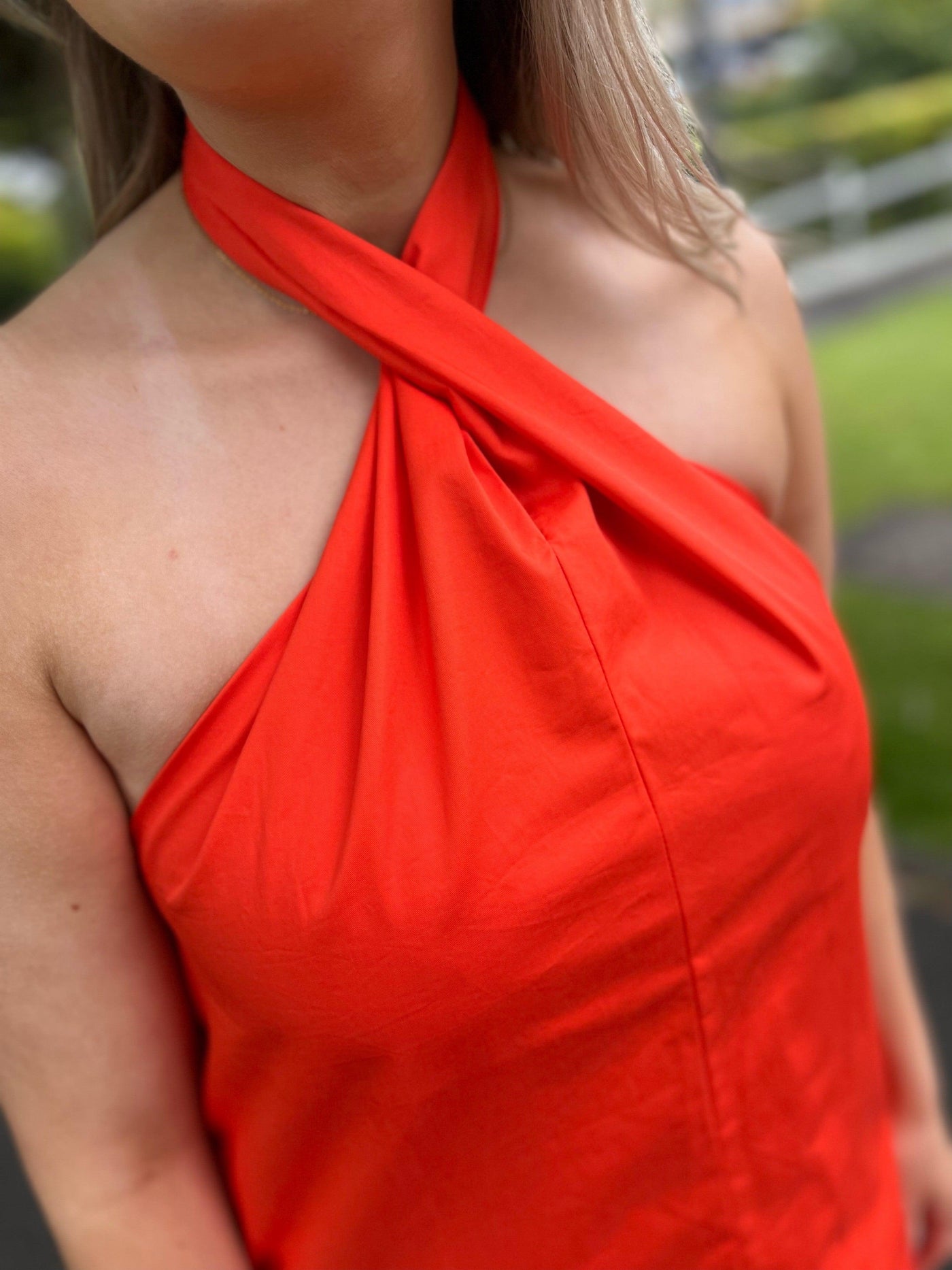 Amber Maxi Dress - Flame-Madison The Label-Lima & Co