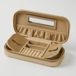Ambrosia Rectangular Jewellery Case - Gold-PILBEAM LIVING-Lima & Co