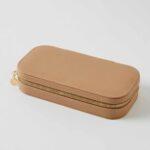 Ambrosia Rectangular Jewellery Case - Nude-PILBEAM LIVING-Lima & Co