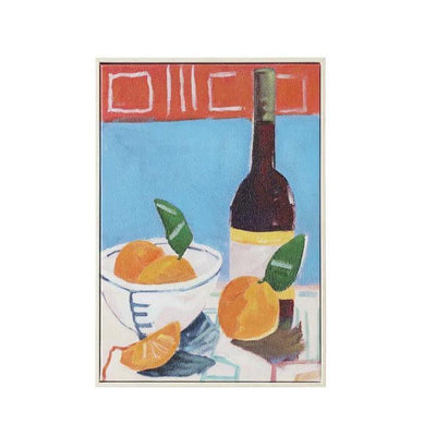 Arancia White Frame Oil Painting-Coast to Coast-Lima & Co