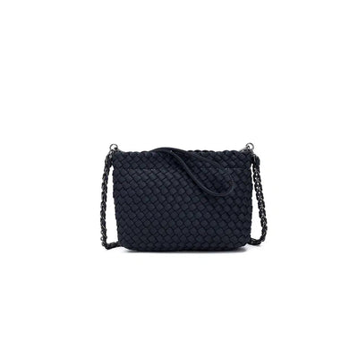 Aria Clutch Crossbody Bag Charcoal-Black Caviar-Lima & Co