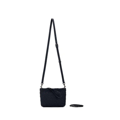 Aria Clutch Crossbody Bag Charcoal-Black Caviar-Lima & Co