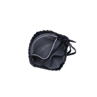 Aria Clutch Crossbody Bag Charcoal-Black Caviar-Lima & Co