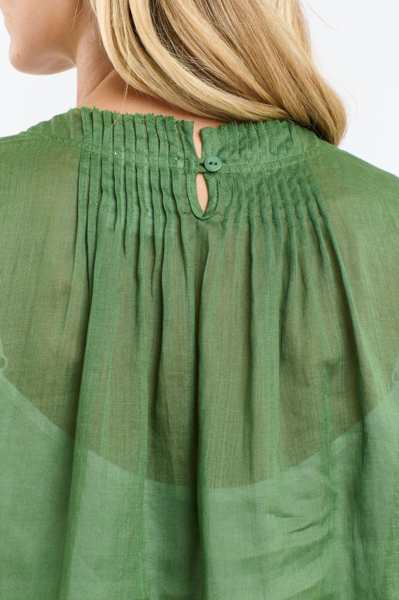 Ariel Pintuck Top - Kelly Green-365 Days-Lima & Co