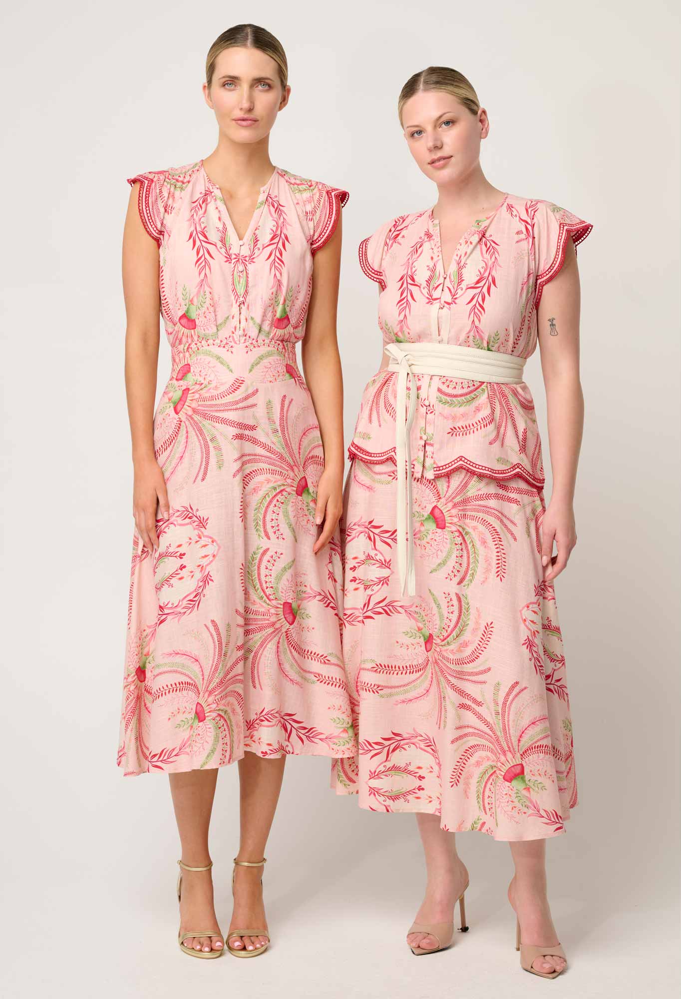 Aseel Embrioded Top - Palmarosa-Once Was-Lima & Co