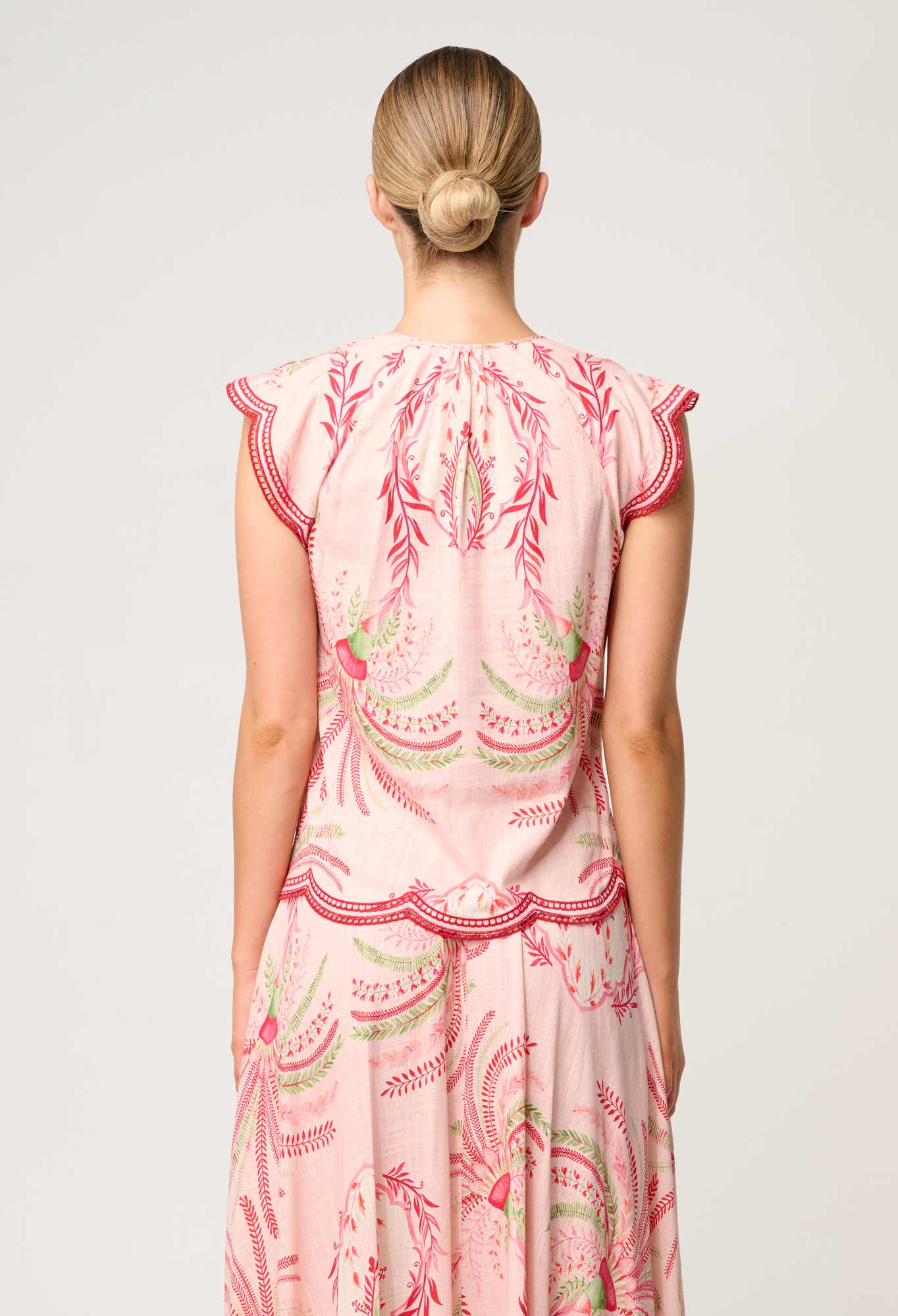 Aseel Embrioded Top - Palmarosa-Once Was-Lima & Co