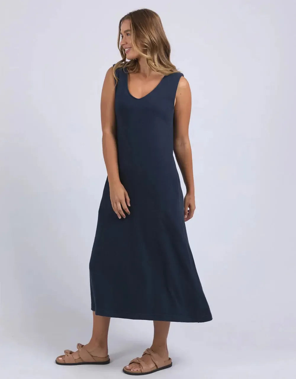 Aspen Dress - Navy-Foxwood-Lima & Co