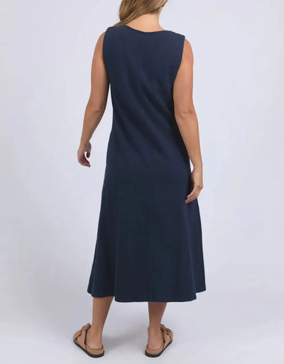 Aspen Dress - Navy-Foxwood-Lima & Co