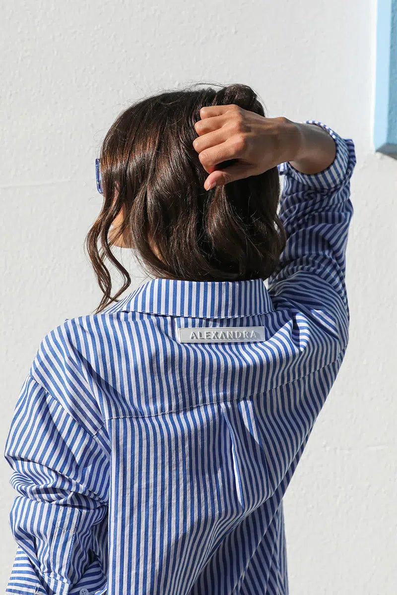 Austin Shirt - Blue Stripe-ALEXANDRA-Lima & Co