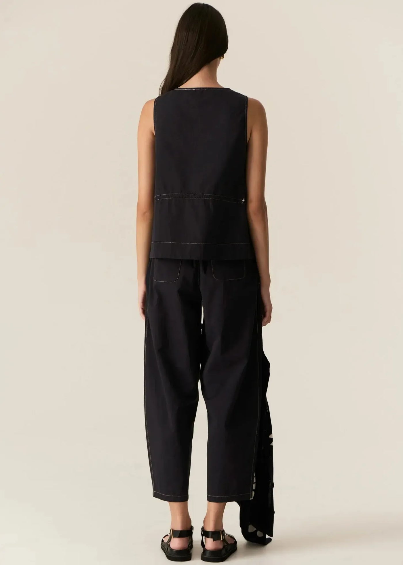 Avrid Barrel Pant - Ink-Pol-Lima & Co