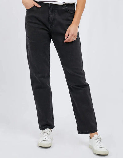 Barkly Straight Leg - Black-Foxwood-Lima & Co
