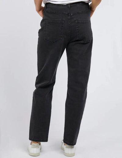 Barkly Straight Leg - Black-Foxwood-Lima & Co