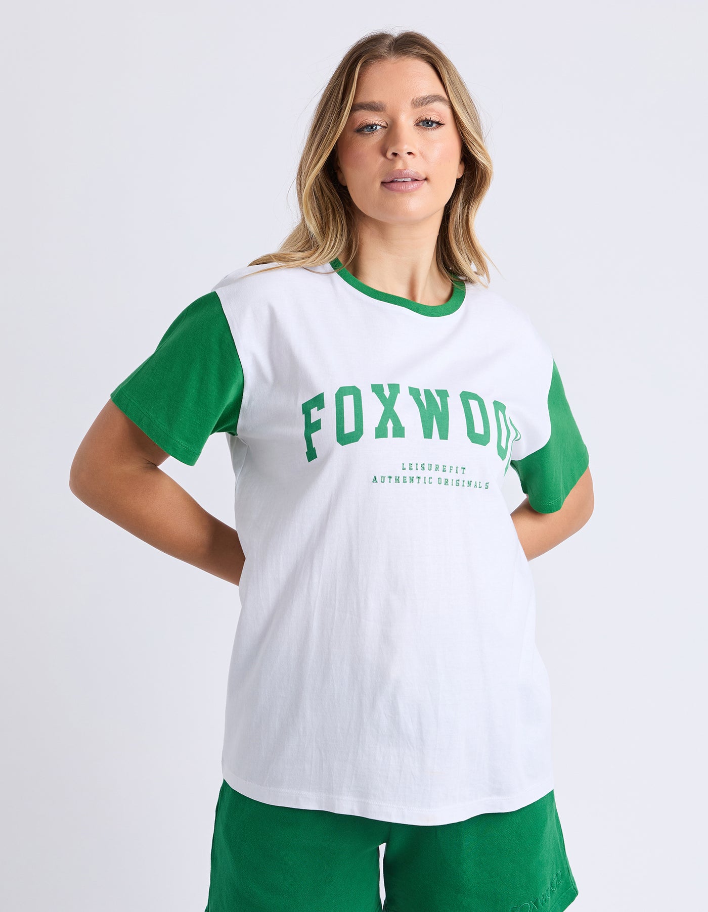 Baseball Tee - Green-Foxwood-Lima & Co