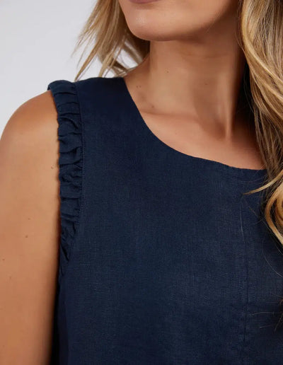 Bastia Top - Dark Sapphire-Foxwood-Lima & Co