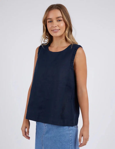 Bastia Top - Dark Sapphire-Foxwood-Lima & Co