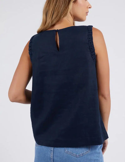 Bastia Top - Dark Sapphire-Foxwood-Lima & Co