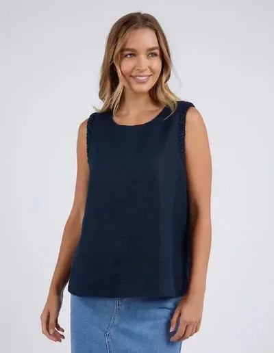 Bastia Top - Dark Sapphire-Foxwood-Lima & Co