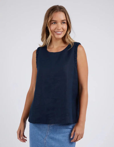 Bastia Top - Dark Sapphire-Foxwood-Lima & Co
