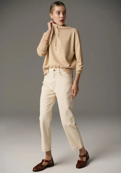 Beech Drawcord Knit - Pebble-Pol-Lima & Co