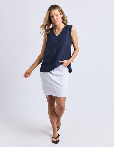 Bermuda Top - Dark Sapphire-Foxwood-Lima & Co