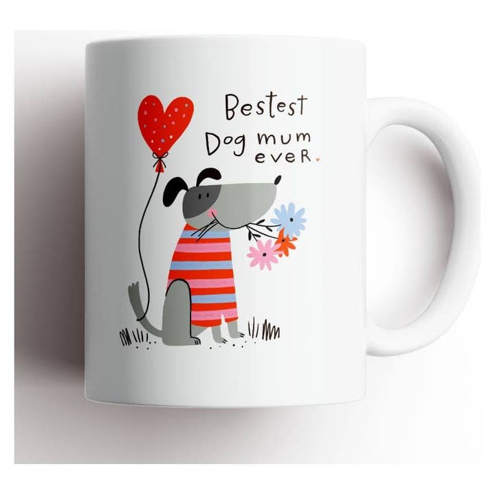 Best Dog Mum Ever Mug-Disrupted Industries-Lima & Co