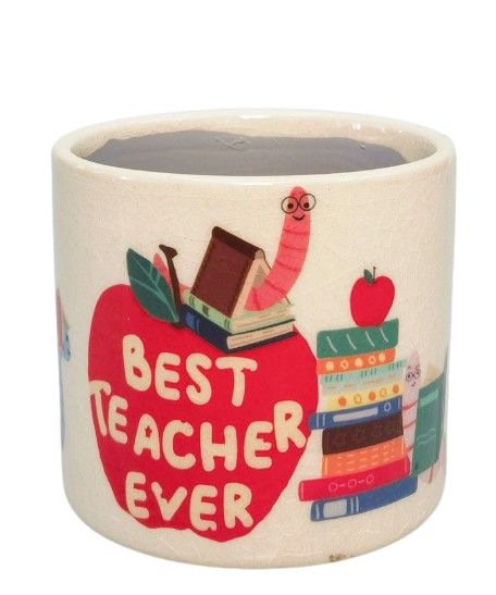 Best Teacher Planter-Lima & Co-Lima & Co