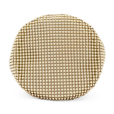 Bianca Ball Mesh Handle Bag - Gold-Olga Berg-Lima & Co