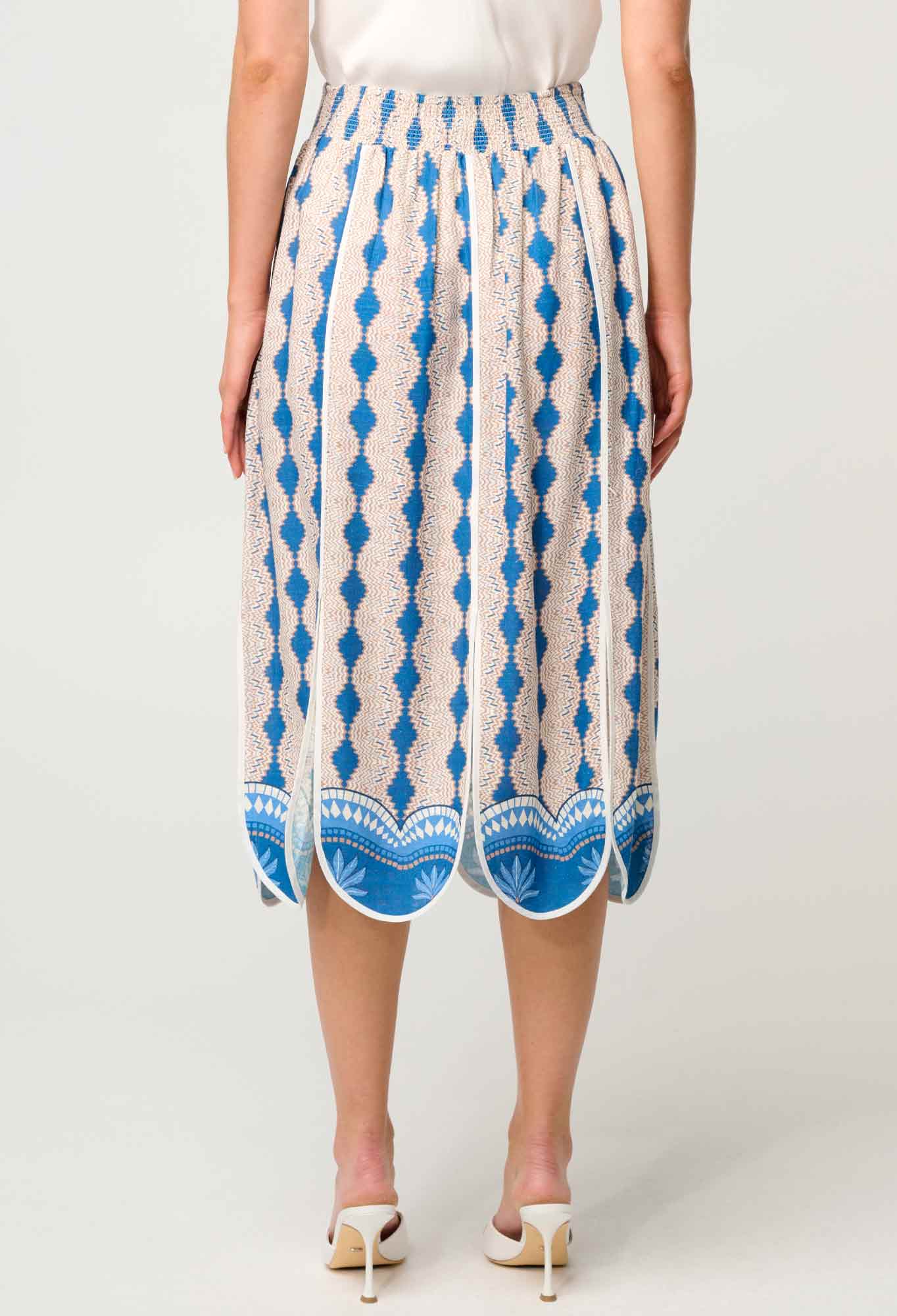 Binding Details Skirt - Marrakech-Once Was-Lima & Co