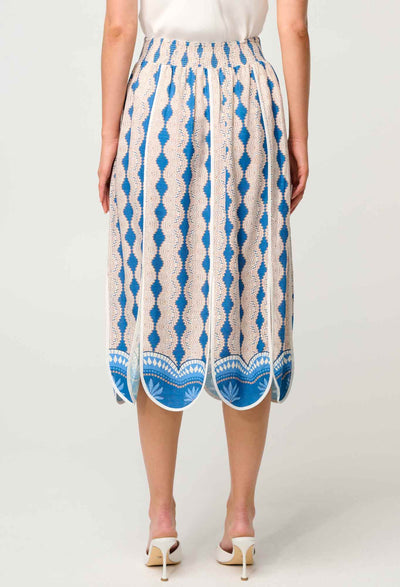 Binding Details Skirt - Marrakech-Once Was-Lima & Co