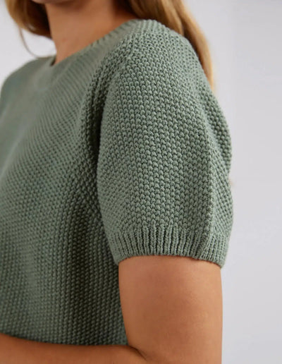 Blair Short Sleeve Knit-Foxwood-Lima & Co