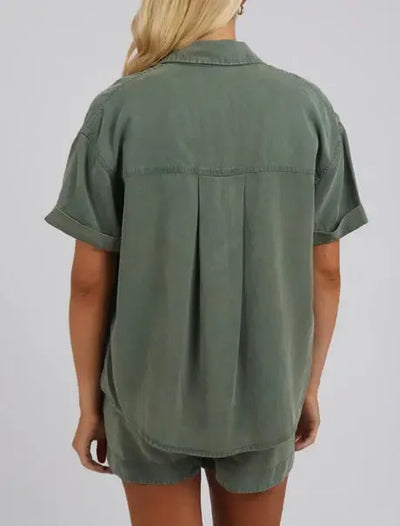 Bliss Washed Shirt- Clover-Elm Lifestyle-Lima & Co