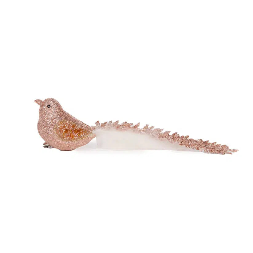 Blush Embelished Clip Bird-Holly and Ivy-Lima & Co