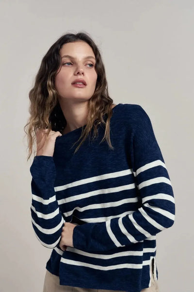 Bobbie Top - Navy-Little Lies-Lima & Co