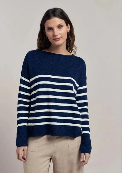 Bobbie Top - Navy-Little Lies-Lima & Co