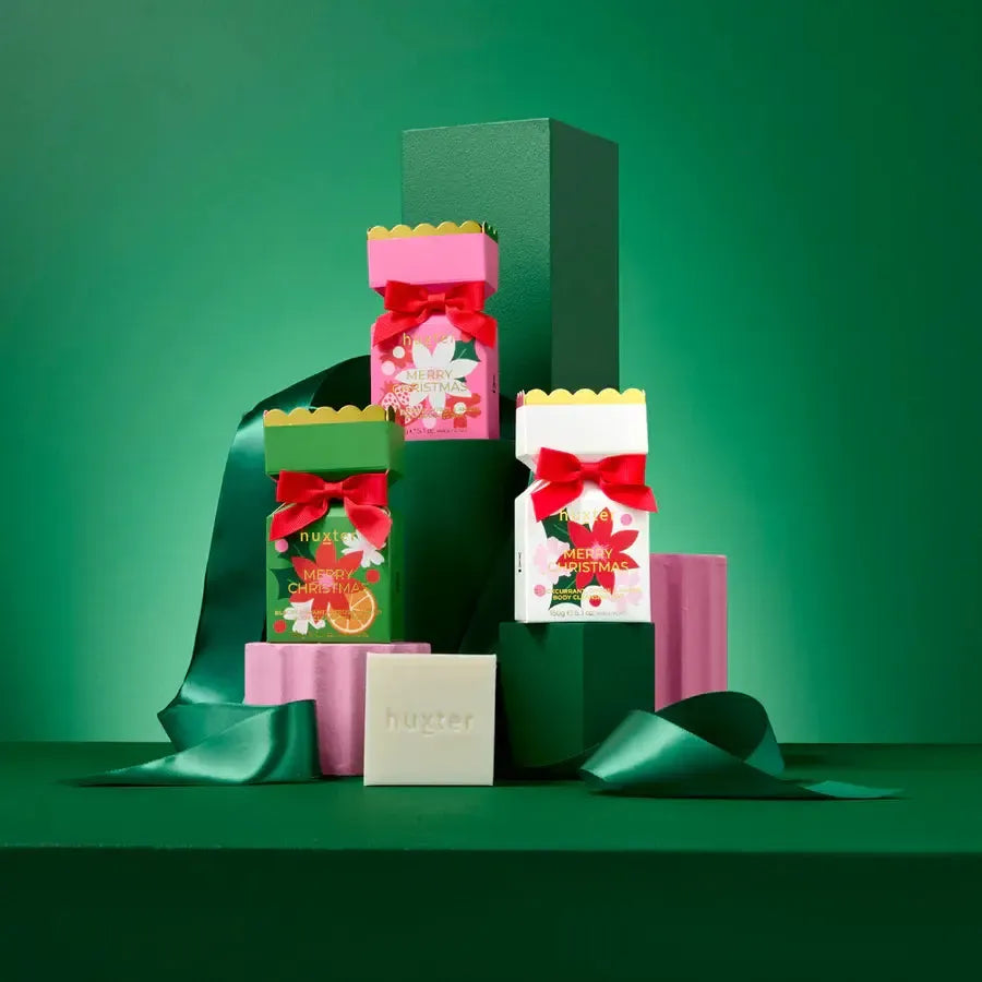 Body Cleansing Bar Bon Bon - Pink Blackcurrant, Citrus & Amber-Huxter-Lima & Co