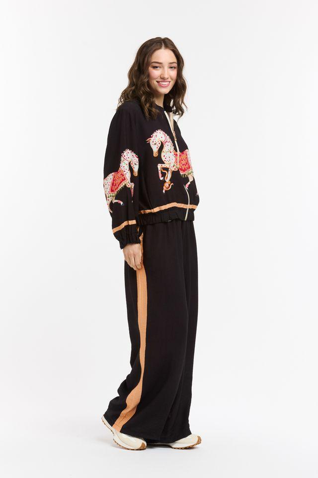Bomber - Black Orange-Urban Luxury-Lima & Co