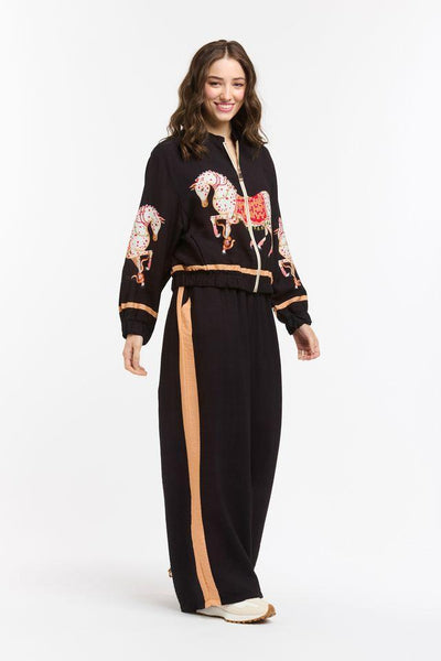 Bomber - Black Orange-Urban Luxury-Lima & Co