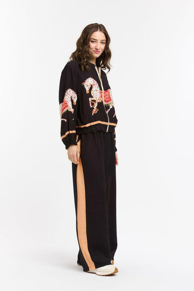 Bomber - Black Orange-Urban Luxury-Lima & Co