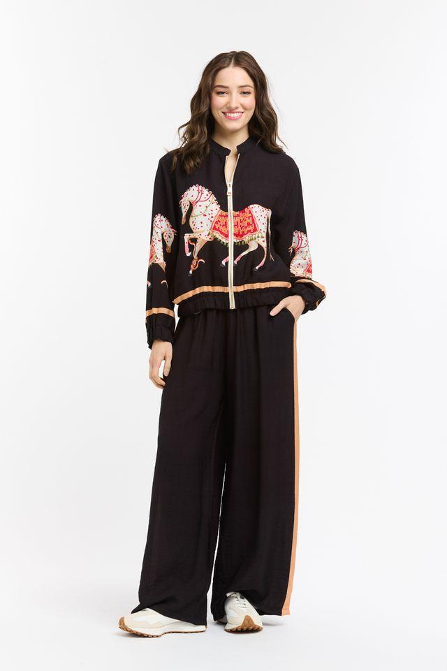 Bomber - Black Orange-Urban Luxury-Lima & Co