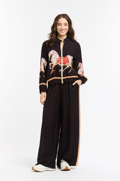 Bomber - Black Orange-Urban Luxury-Lima & Co