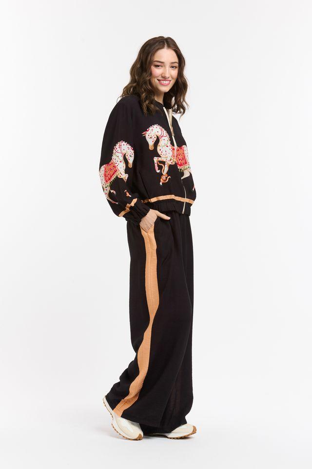Bomber - Black Orange-Urban Luxury-Lima & Co