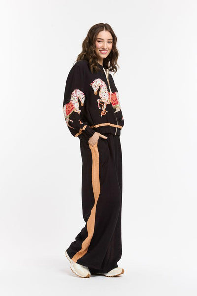 Bomber - Black Orange-Urban Luxury-Lima & Co