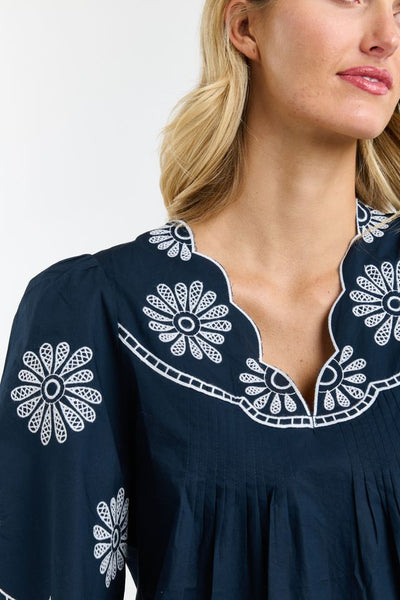 Boston Daisy Top - Navy-365 Days-Lima & Co