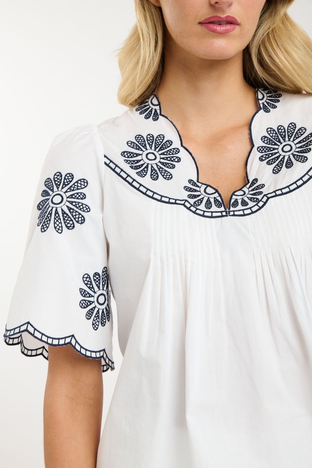 Boston Daisy Top - White-365 Days-Lima & Co