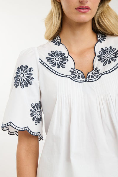 Boston Daisy Top - White-365 Days-Lima & Co