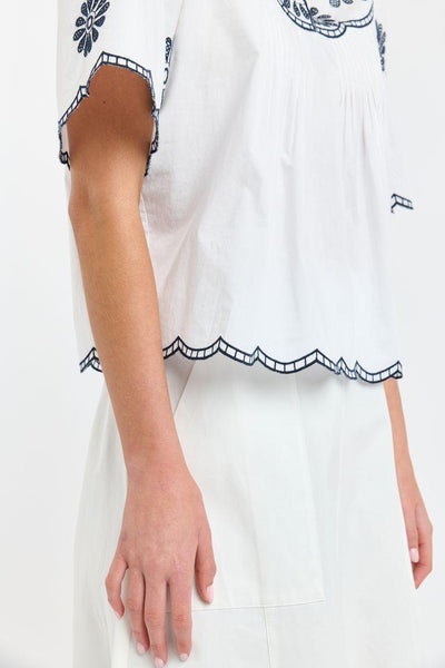 Boston Daisy Top - White-365 Days-Lima & Co
