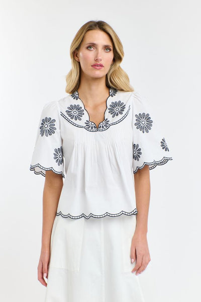 Boston Daisy Top - White-365 Days-Lima & Co