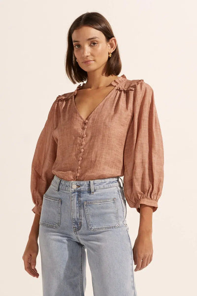Brigade Top - Rust-Zoe Kratzmann-Lima & Co
